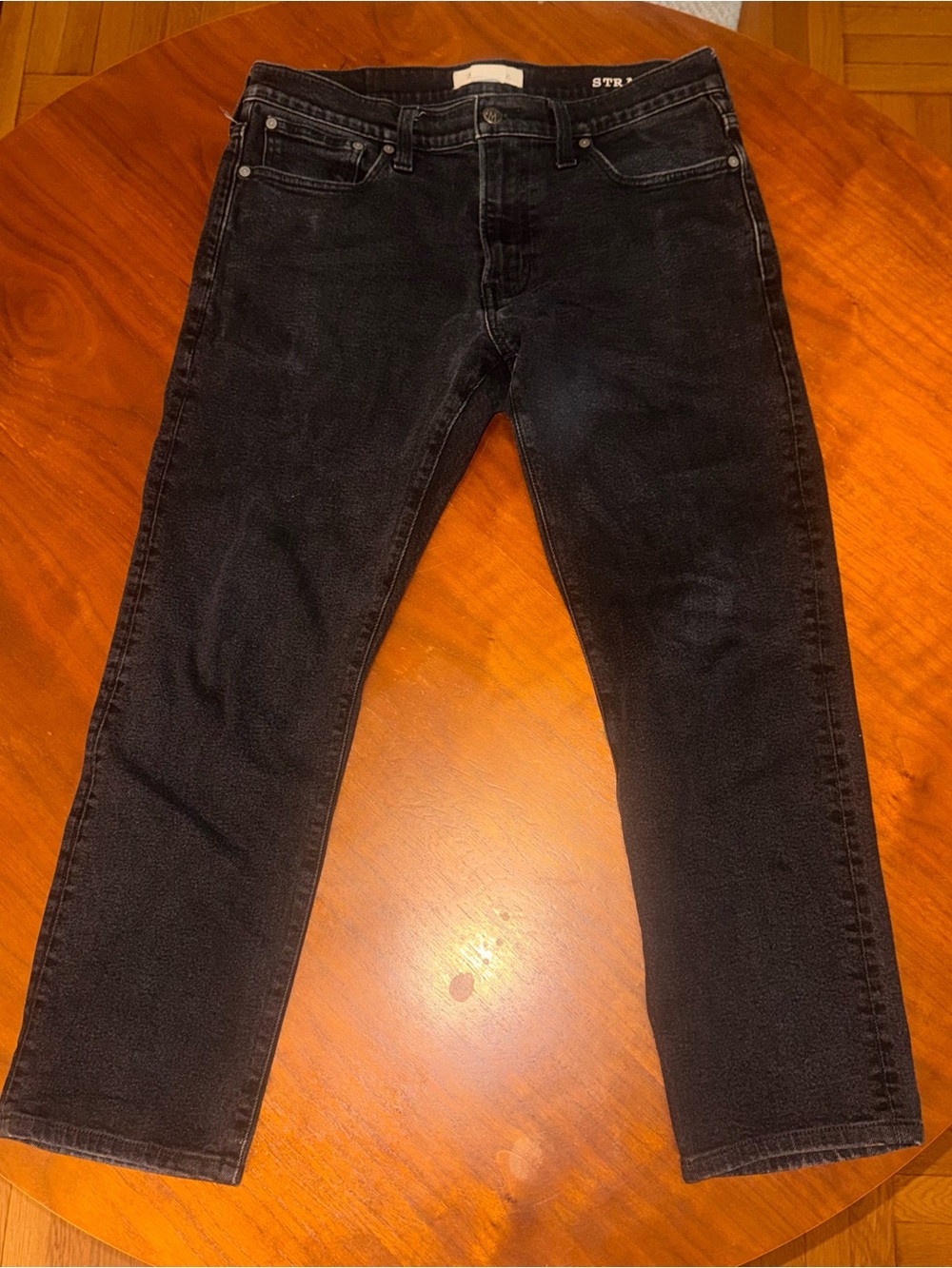 Madewell Men's Dark Straight Jeans